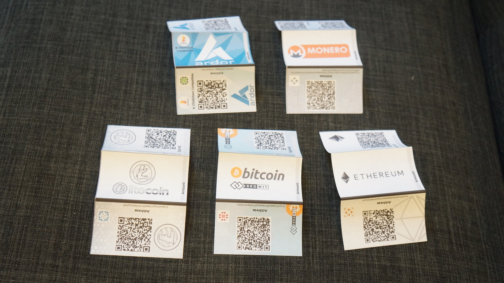 Multi-Cryptocurreny Memory Paper Wallet | XCUBICLE - Hardware Repairs ...